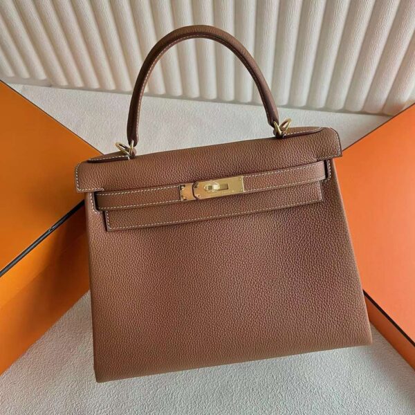 mmexport1718504940752-1 DDMode Reviews Kelly Togo Ck37 Golden Brown Gold Hardware 28cm Full Handmade Ghw