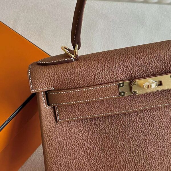 mmexport1718504942037 DDMode Reviews Kelly Togo Ck37 Golden Brown Gold Hardware 28cm Full Handmade Ghw