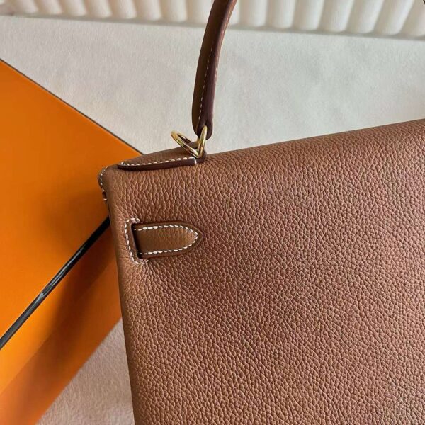 mmexport1718504946180 DDMode Reviews Kelly Togo Ck37 Golden Brown Gold Hardware 28cm Full Handmade Ghw