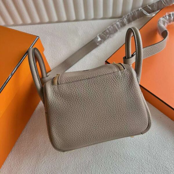 mmexport1718616500546 DDMode Factory Mini Lindy Clemence Ck81 Turtledove grey Gold Hardware 19cm Full Handmade Ghw