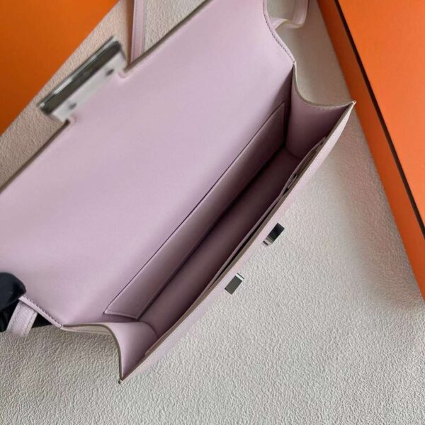 mmexport1719569475796 DDMode Constance elan Epsom 09 Light pink purple Silver Hardware 23cm Full Handmade Phw