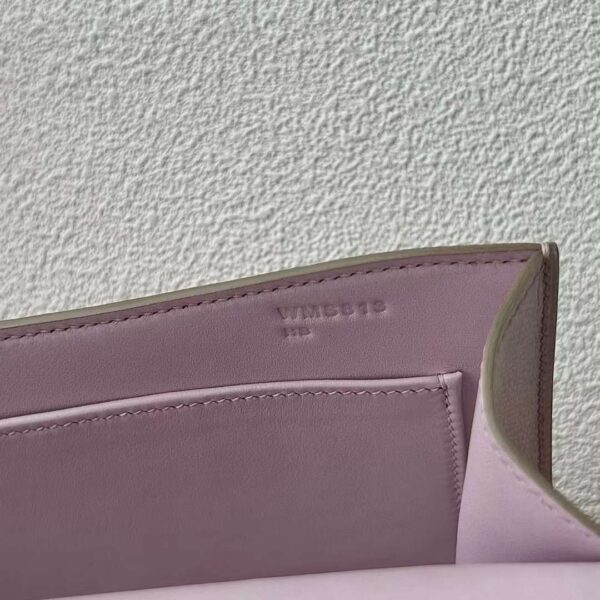 mmexport1719569477491 DDMode Constance elan Epsom 09 Light pink purple Silver Hardware 23cm Full Handmade Phw