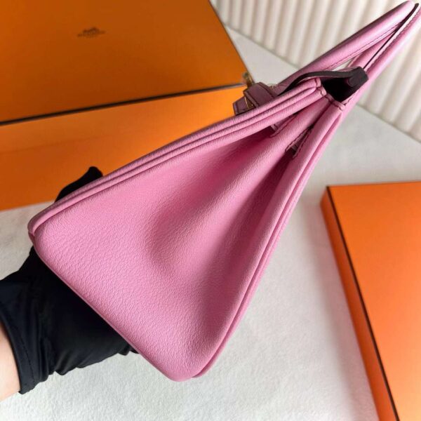 mmexport1721873377577 DDMode Bags Birkin Chevre 5P sakura pink Gold Hardware 25cm Full Handmade Ghw