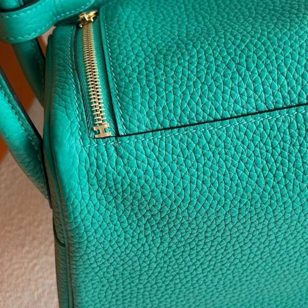 mmexport1721876658608 DDMode Bags Mini Lindy Clemence U1 Verona green Gold Hardware 19cm Full Handmade Ghw