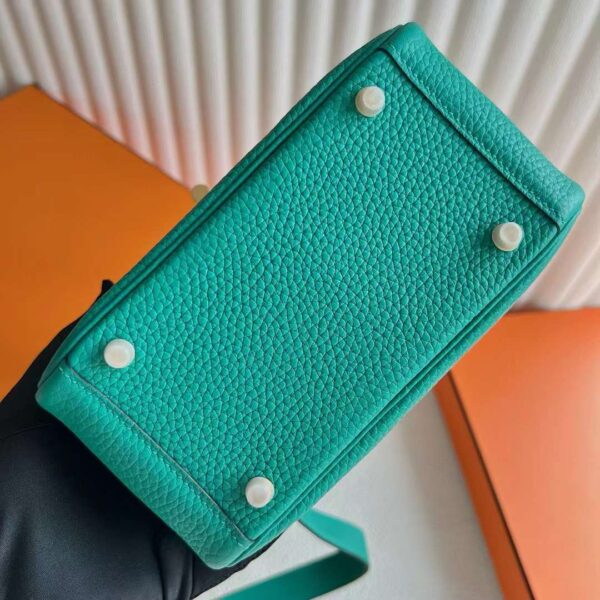 mmexport1721876665547 DDMode Bags Mini Lindy Clemence U1 Verona green Gold Hardware 19cm Full Handmade Ghw