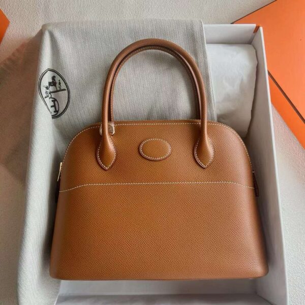 mmexport1723105707715 DDMode Yupoo Bolide Epsom Ck37 Golden Brown Gold Hardware 27cm Full Handmade Ghw