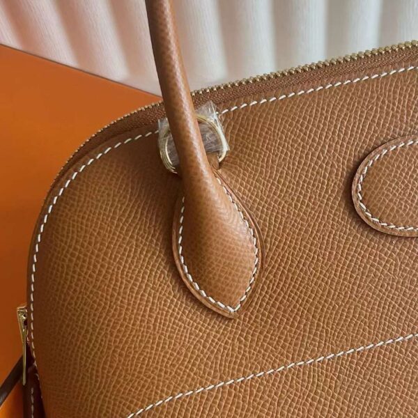 mmexport1723105710539 DDMode Yupoo Bolide Epsom Ck37 Golden Brown Gold Hardware 27cm Full Handmade Ghw