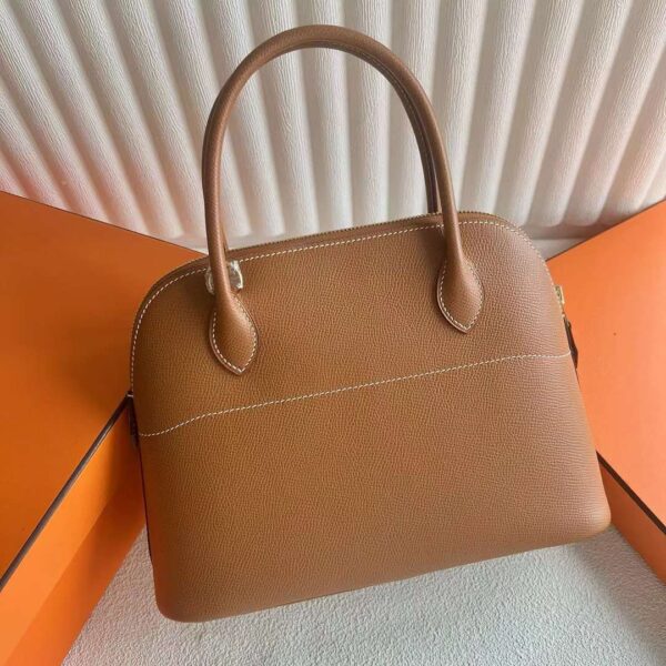 mmexport1723105713426 DDMode Yupoo Bolide Epsom Ck37 Golden Brown Gold Hardware 27cm Full Handmade Ghw