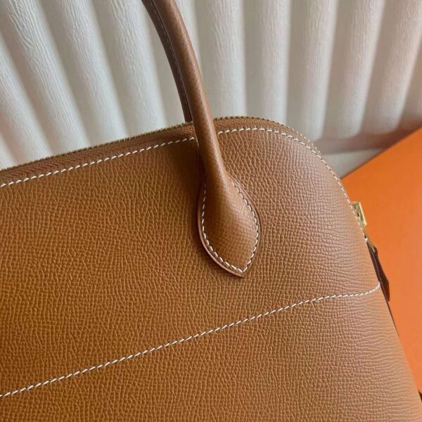 mmexport1723105714780 DDMode Yupoo Bolide Epsom Ck37 Golden Brown Gold Hardware 27cm Full Handmade Ghw