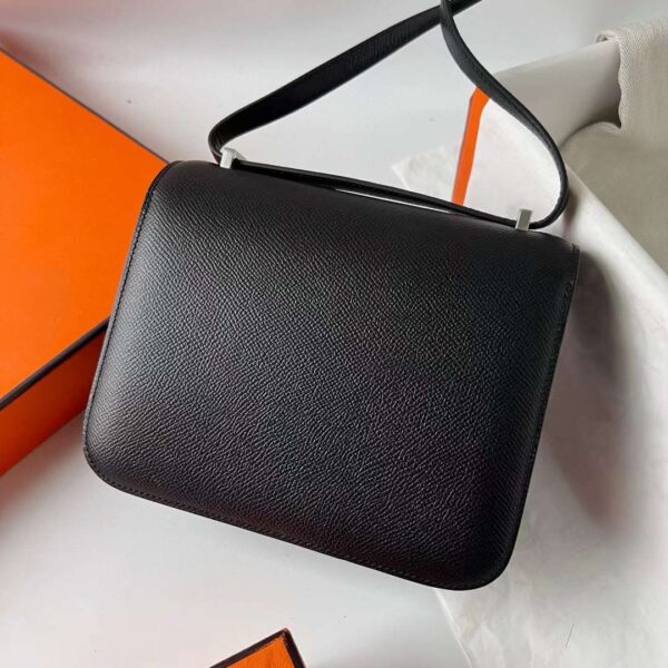 mmexport1723948908585 DDMode Constance Epsom Ck89 Black Silver Hardware 18cm Full Handmade Phw
