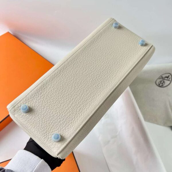 mmexport1724571031970 DDMode Bags Kelly Togo Ck10 Cream White Gold Hardware 28cm Full Handmade Ghw