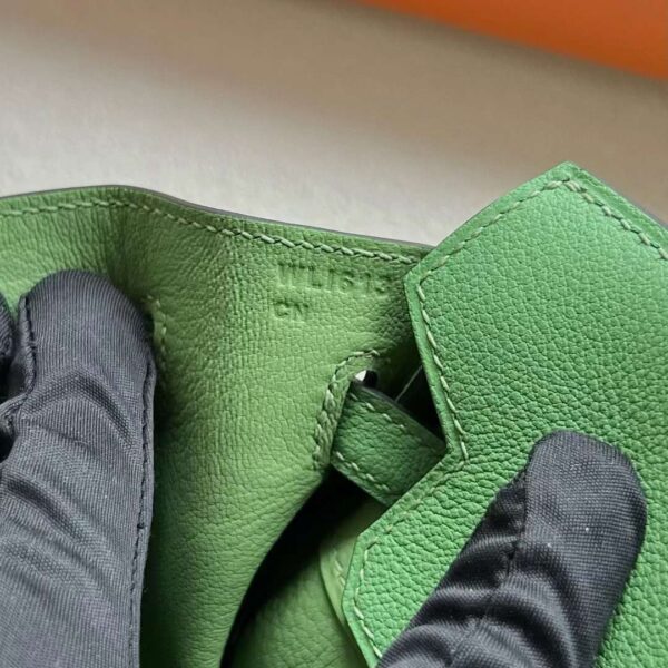 mmexport1725374977025 DDMode RepLadies Birkin Evercolor I3 Avocado green Gold Hardware 25cm Full Handmade Ghw