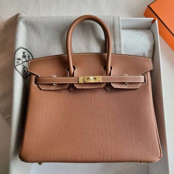 mmexport1725870620341 DDMode Birkin Togo Ck37 Golden Brown Nuchal stripe Gold Hardware 25cm Full Handmade Ghw