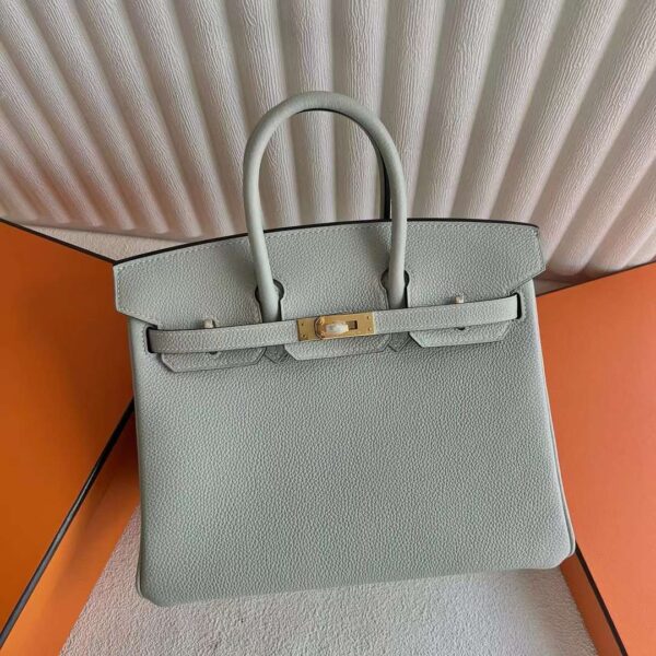 mmexport1725870635713-2 DDMode Bags Birkin Togo W0 Crystal grey Gold Hardware 25cm Full Handmade Ghw