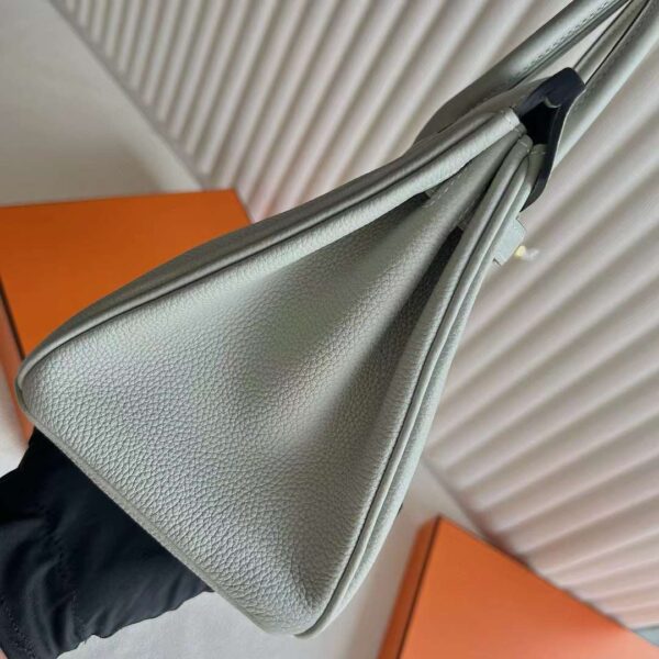mmexport1725870638842 DDMode Bags Birkin Togo W0 Crystal grey Gold Hardware 25cm Full Handmade Ghw