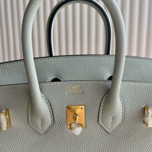 mmexport1725870643439 DDMode Bags Birkin Togo W0 Crystal grey Gold Hardware 25cm Full Handmade Ghw