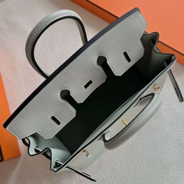 mmexport1725870646486 DDMode Bags Birkin Togo W0 Crystal grey Gold Hardware 25cm Full Handmade Ghw
