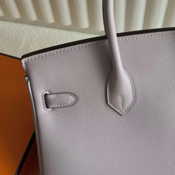 mmexport1725961597027 DDMode Bags Birkin Swift 4W taro purple Silver Hardware 25cm Full Handmade Phw