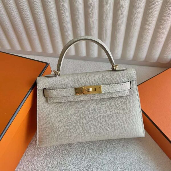 mmexport1726220719202-1 DDMode Reddit Mini Kelly Epsom Ck10 Cream White Gold Hardware 19cm Full Handmade Ghw