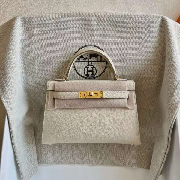mmexport1726220735808 DDMode Reddit Mini Kelly Epsom Ck10 Cream White Gold Hardware 19cm Full Handmade Ghw