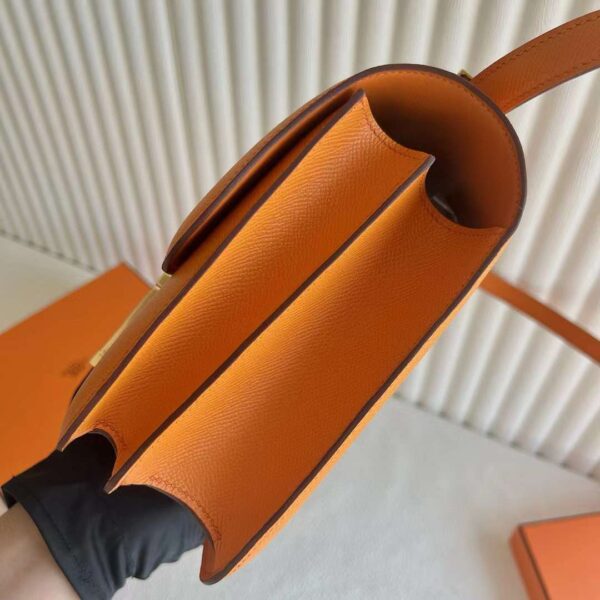 mmexport1726284744847 DDMode Reddit Constance Epsom Ck93 Orange Gold Hardware 24cm Full Handmade Ghw