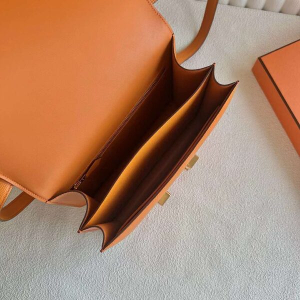 mmexport1726284751422 DDMode Reddit Constance Epsom Ck93 Orange Gold Hardware 24cm Full Handmade Ghw