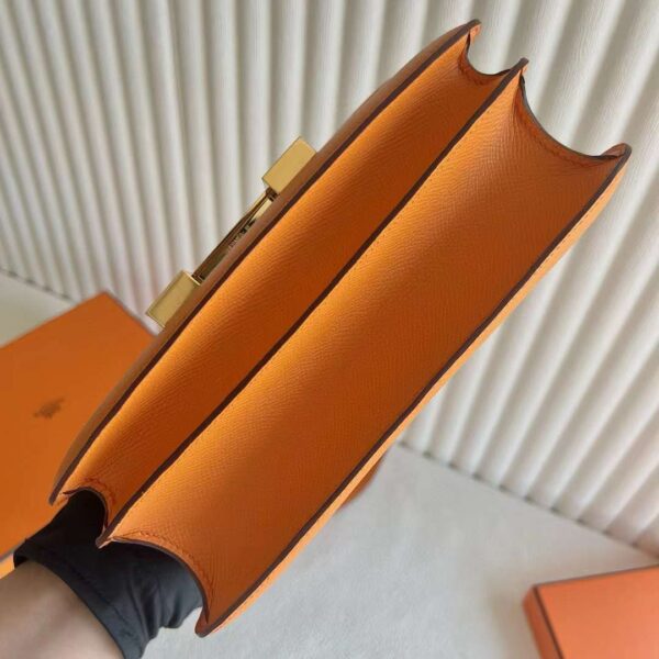 mmexport1726284754642 DDMode Reddit Constance Epsom Ck93 Orange Gold Hardware 24cm Full Handmade Ghw