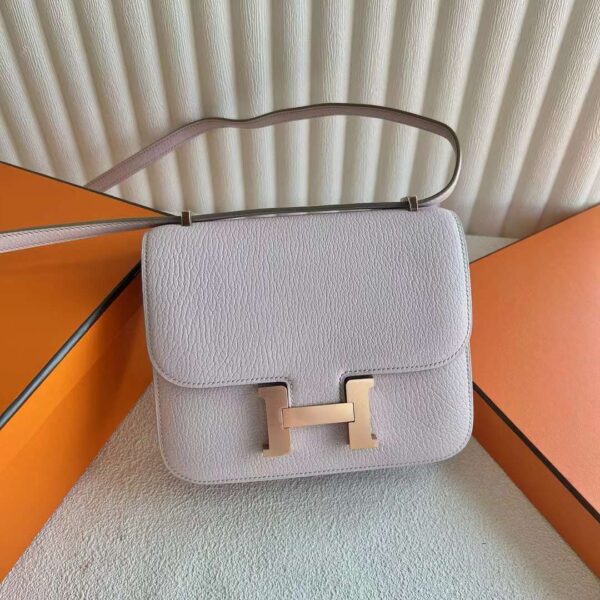 mmexport1726285835808 DDMode Constance Chevre 09 Light Purple Pink Rose Gold Hardware 18cm Full Handmade Rghw