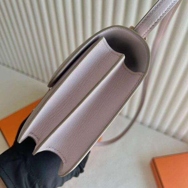 mmexport1726285842058 DDMode Constance Chevre 09 Light Purple Pink Rose Gold Hardware 18cm Full Handmade Rghw