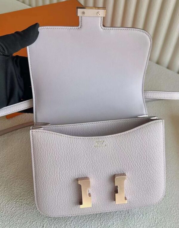 mmexport1726285845121 DDMode Constance Chevre 09 Light Purple Pink Rose Gold Hardware 18cm Full Handmade Rghw