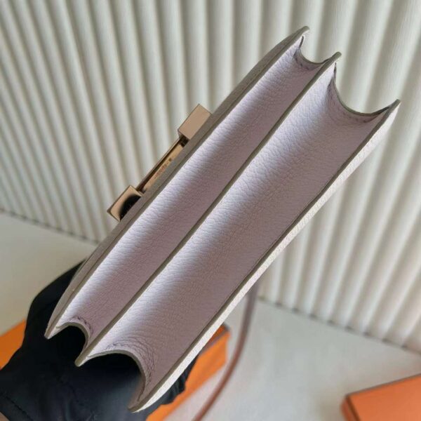 mmexport1726285850281 DDMode Constance Chevre 09 Light Purple Pink Rose Gold Hardware 18cm Full Handmade Rghw