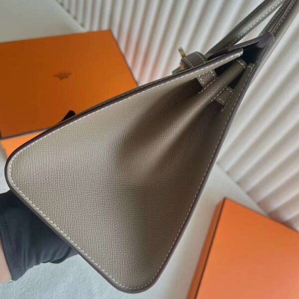 mmexport1728377386722 DDMode Reddit Birkin Sellier Epsom Ck18 Etoupe Grey Gold Hardware 25cm Full Handmade Ghw