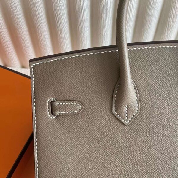 mmexport1728377389542 DDMode Reddit Birkin Sellier Epsom Ck18 Etoupe Grey Gold Hardware 25cm Full Handmade Ghw