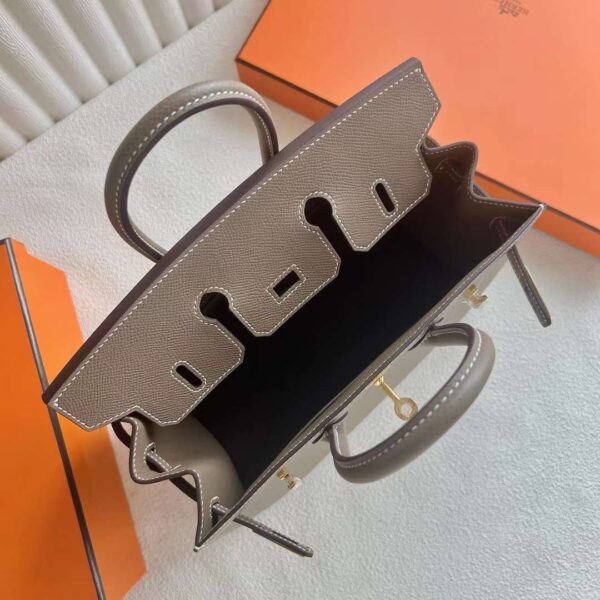 mmexport1728377390985 DDMode Reddit Birkin Sellier Epsom Ck18 Etoupe Grey Gold Hardware 25cm Full Handmade Ghw