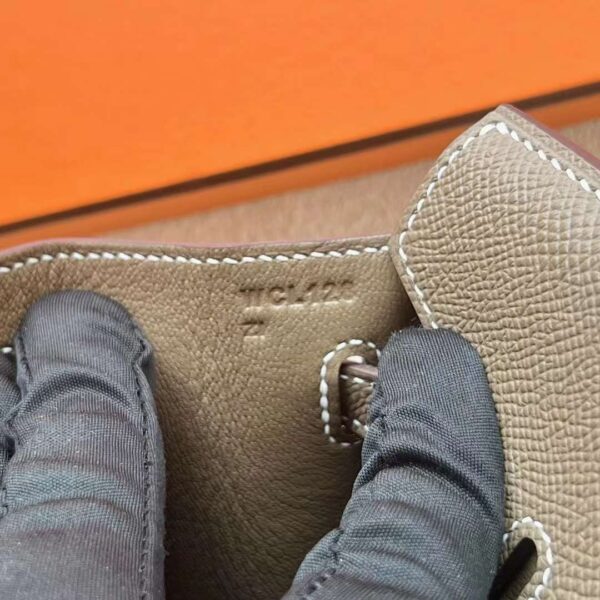 mmexport1728377392808 DDMode Reddit Birkin Sellier Epsom Ck18 Etoupe Grey Gold Hardware 25cm Full Handmade Ghw