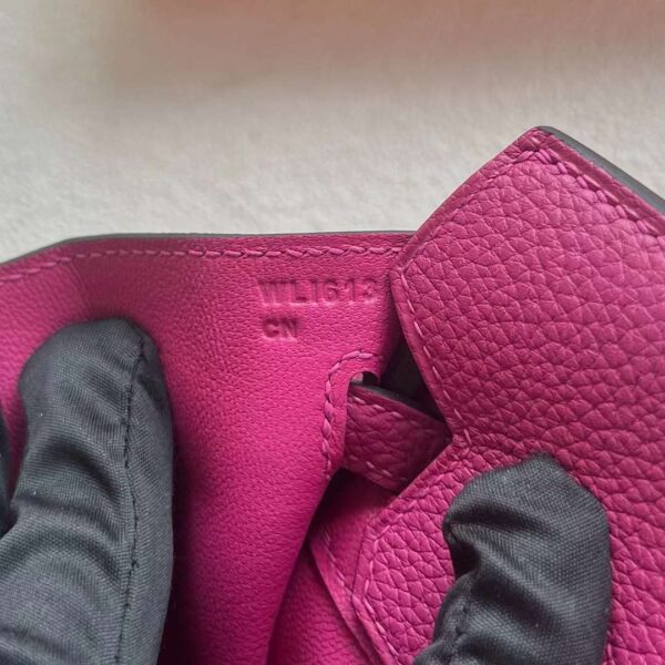 mmexport1728487004855 DDMode Bags Birkin Togo L3 Rose Purple Gold Hardware 25cm Full Handmade Ghw