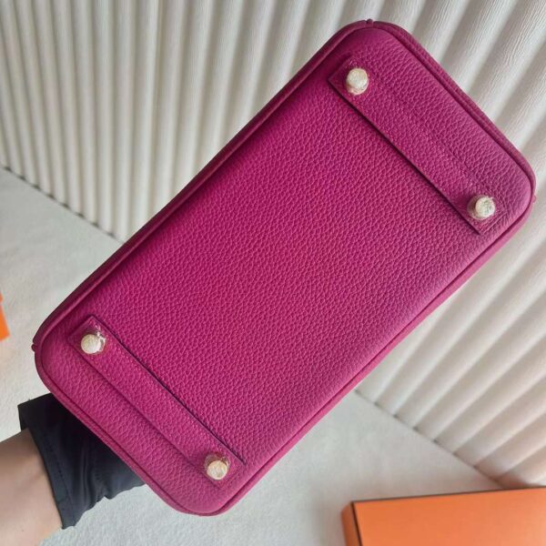 mmexport1728487006389 DDMode Bags Birkin Togo L3 Rose Purple Gold Hardware 25cm Full Handmade Ghw