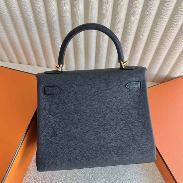 mmexport1730346753349 DDMode Factory Kelly Togo 2Z Deep Blue Gold Hardware 25cm Full Handmade Ghw