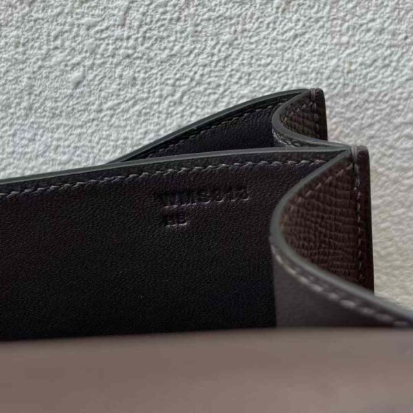 mmexport1730798382200 DDMode Constance Epsom Ck47 Chocolate Crocodile Buckle Silver Hardware 18cm Full Handmade Phw