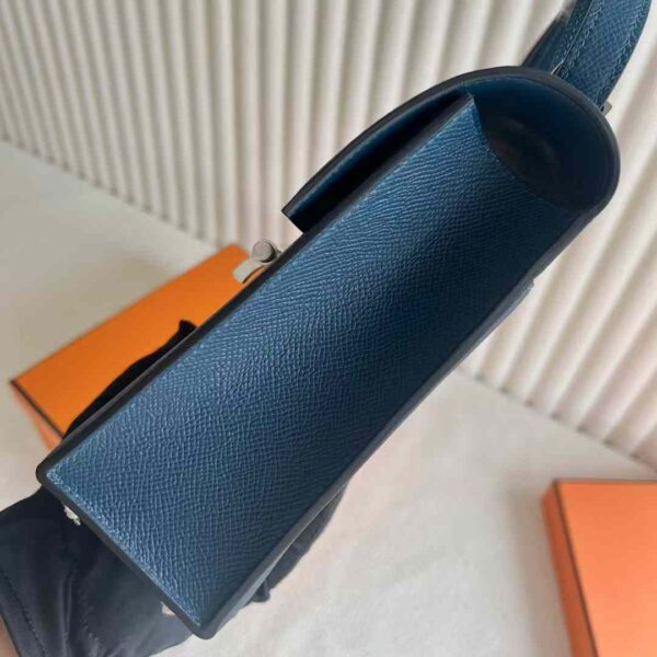 mmexport1730799236070 DDMode RepLadies Verrou Epsom S4 Deep Blue Silver Hardware 21cm Full Handmade Phw