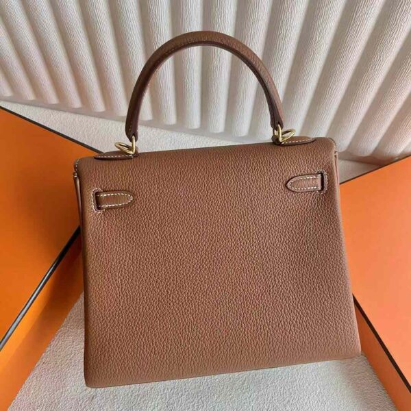 mmexport1731203275728 DDMode Factory Kelly Togo Ck37 Golden Brown Gold Hardware 25cm Full Handmade Ghw