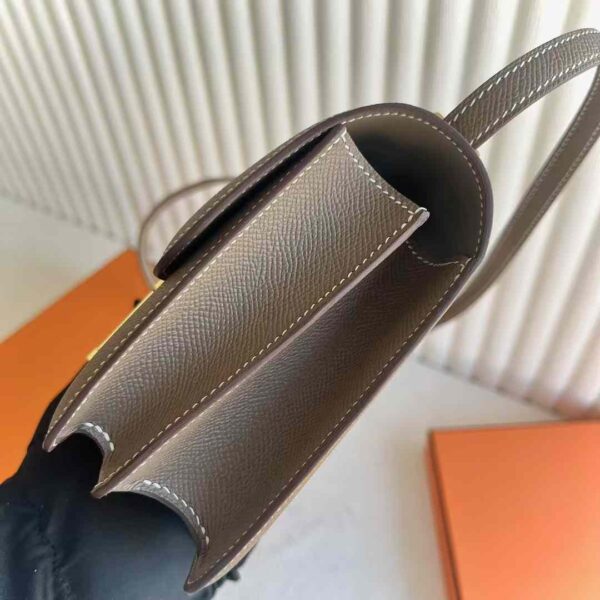 mmexport1731317526533 DDMode Reddit Constance Epsom Ck18 Etoupe Grey Gold Hardware 18cm Full Handmade Ghw