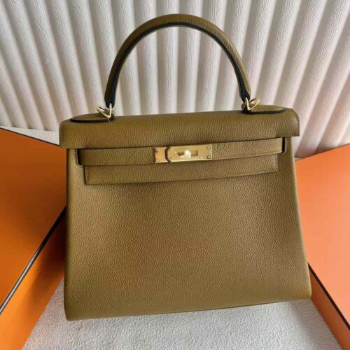 DDMode Kelly Togo U8 Gold Yellow Gold Hardware 28cm Full Handmade Ghw