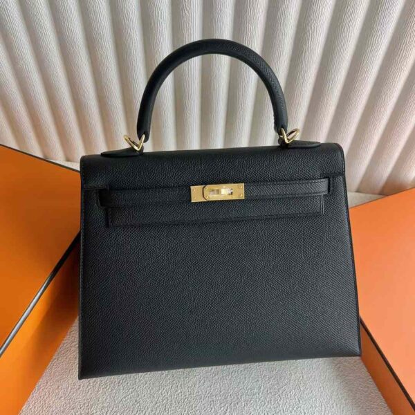 mmexport1732097068200-1 DDMode Kelly Epsom Ck89 Black Gold Hardware 25cm Full Handmade Ghw