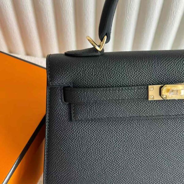mmexport1732097069572 DDMode Kelly Epsom Ck89 Black Gold Hardware 25cm Full Handmade Ghw