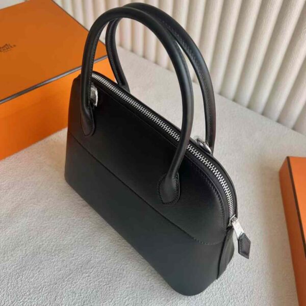 mmexport1732593264045 DDMode Bolide Swift Leather Ck89 Black Silver Hardware 27cm Full Handmade Phw