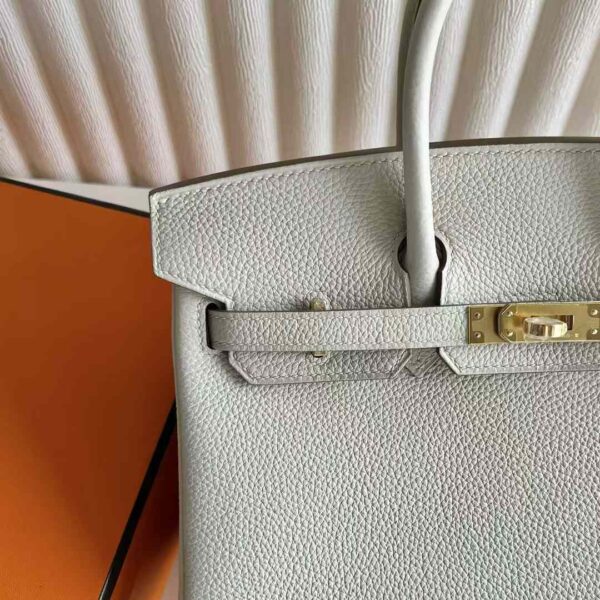 mmexport1733153022395 DDMode Reviews Birkin Togo Leather Ck10 Cream White Gold Hardware 25cm Full Handmade Ghw