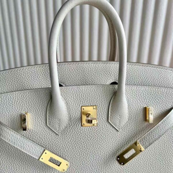 mmexport1733153030021 DDMode Reviews Birkin Togo Leather Ck10 Cream White Gold Hardware 25cm Full Handmade Ghw