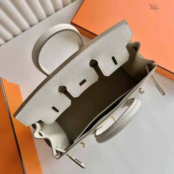 mmexport1733153032025 DDMode Reviews Birkin Togo Leather Ck10 Cream White Gold Hardware 25cm Full Handmade Ghw
