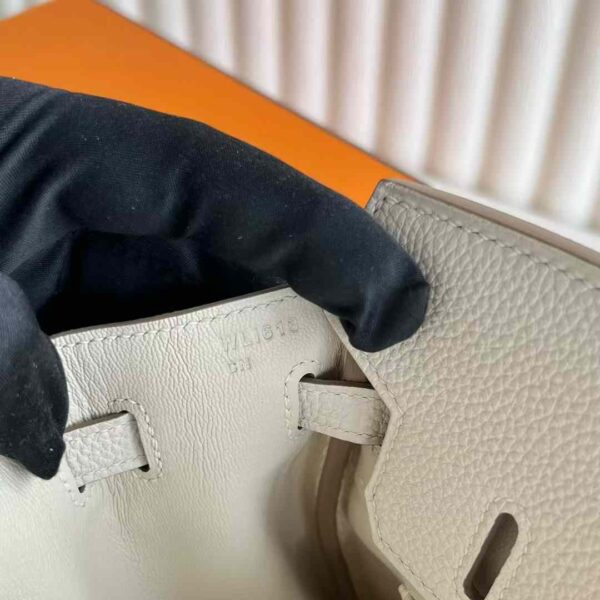 mmexport1733153034049 DDMode Reviews Birkin Togo Leather Ck10 Cream White Gold Hardware 25cm Full Handmade Ghw